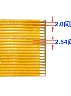 2.0/2.54间距排线3/4/5/6/7/8/9/10/11/12/14/15/16/18/20P扁平线