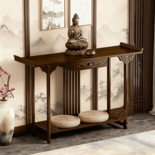 现代供香火桌简约中堂供桌办公室佛龛神台新中式立柜上香供香家用