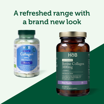 【2027年5月】新版英国HB水解胶原蛋白1000mg180片