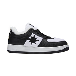 STARWALK SOLDIER BABY PANDA 黑白小熊流星鞋休闲鞋子男鞋冬加绒