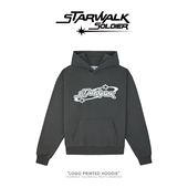 Star 套头宽松情侣装 Walk Soldier环绕星星发泡印花卫衣秋冬美式