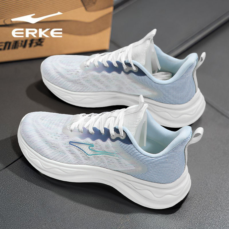 ERKE鸿星尔克跑步鞋男春季新款网面透气减震轻便运动鞋软底回弹鞋,运动鞋new,跑步鞋,淘宝优惠券,粉丝福利购,淘宝优惠卷
