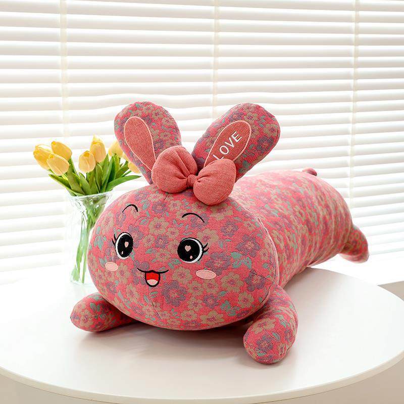 独立内胆花间物语三层纱布艺碎花兔大抱枕床上夹腿陪睡长条睡觉,居家布艺,靠垫/抱枕,淘宝优惠券,粉丝福利购,淘宝优惠卷