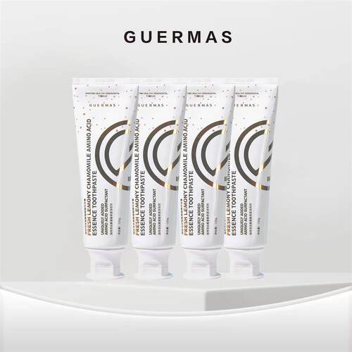 GUERMAS/鲜柠洋甘菊氨基酸精华牙膏四支