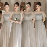 Платье подружки невесты, зимнее длинное вечернее платье, юбка, коллекция 2023, по фигуре