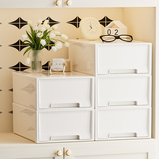 玄关收纳盒桌面钥匙口罩杂物摆件置物架高档桌面抽屉式储物整理盒