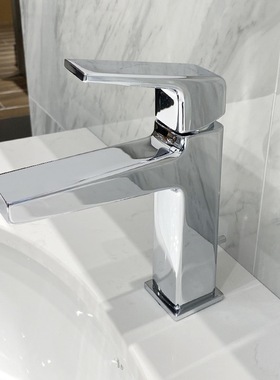 恒白台上盆龙头TLG10303B/10305B新款洗脸盆冷热水铜合金高脚龙头