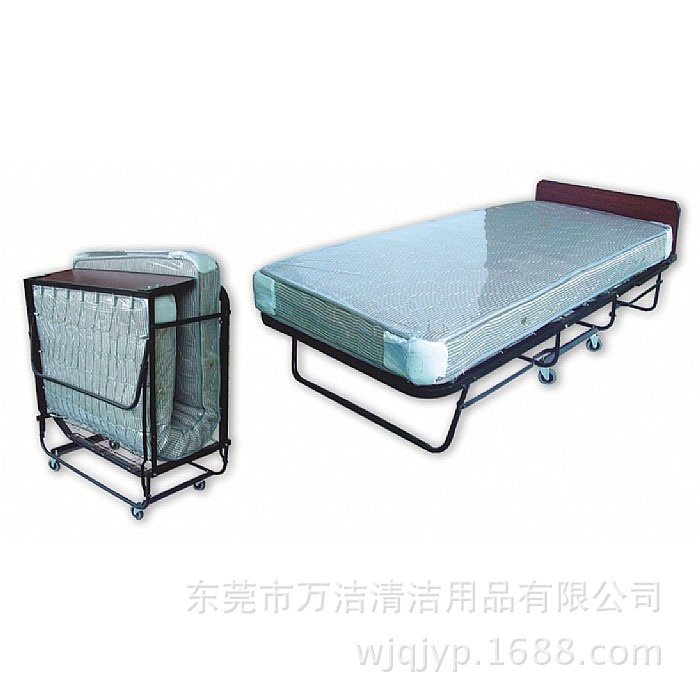 批发超宝D-008 A型豪华弹簧垫折叠加床 酒店客房加床 临时折叠床