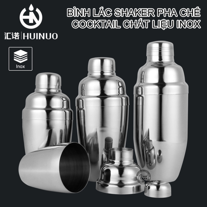 Bình l?c inox pha ch? Shaker inox 250 - 350 - 550 - 750ml