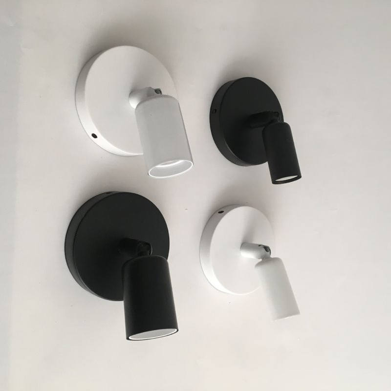 E27螺口灯头万向头E14灯座LED底座180度可转向款壁灯床头灯具配件