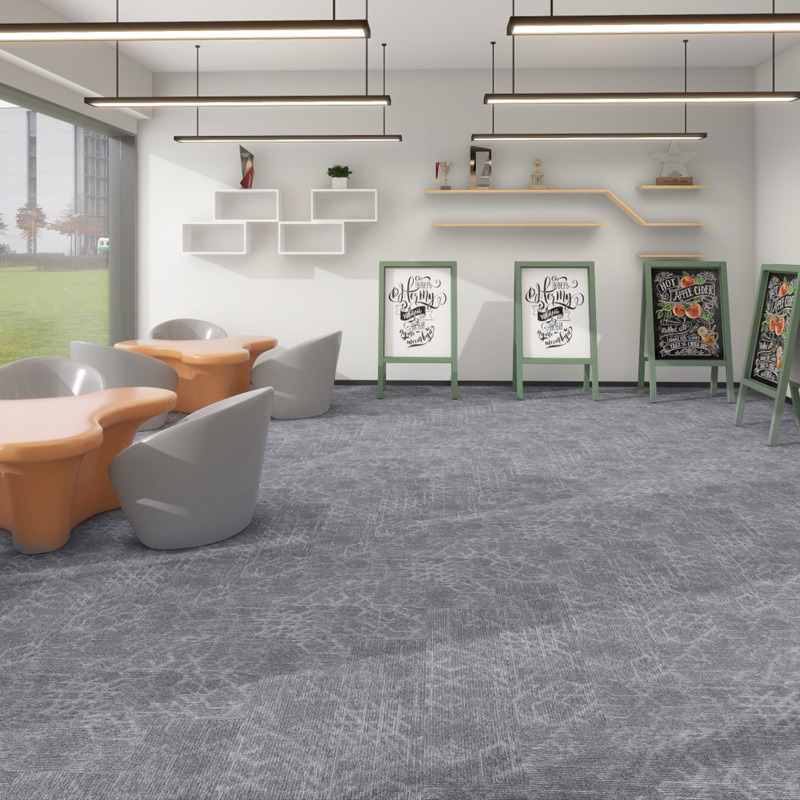 工厂直销酒店办公室B1阻燃全铺地毯加厚耐磨台球厅满铺方块地毯
