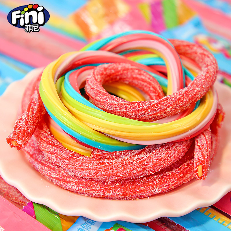 菲尼拽拽糖水果味软糖橡皮糖西班牙进口网红高颜值糖果零食休闲