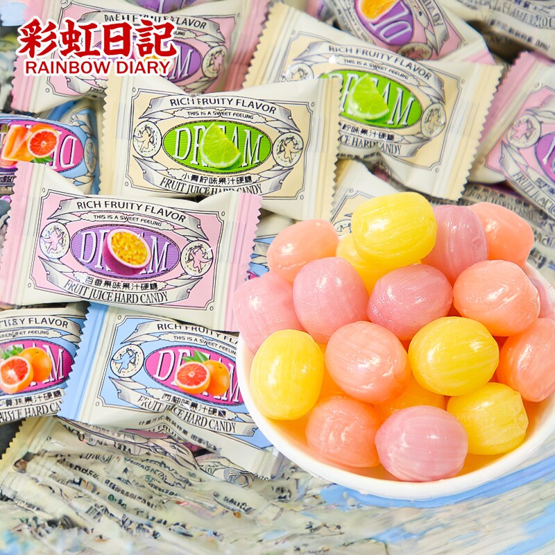 彩虹日记多口味混合果汁硬糖图片