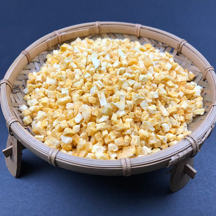 臻好恰 冻干黄桃丁500g 酸甜可口工厂直销黄桃粒碎脆散装烘焙专用