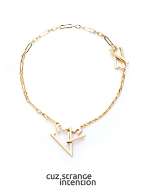 CuzStrangeIntention夏之光同款逆光项链手链原创小众设计师品牌