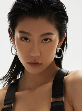 韩雪同款Cuz Strange Intention万有引力/缠绕耳环原创设计潮牌