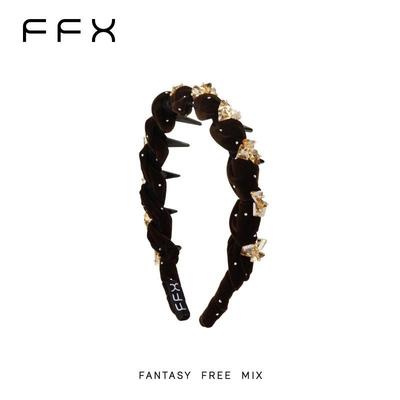 弗弗西FFX高级手工编织碎发整理高颅顶发箍