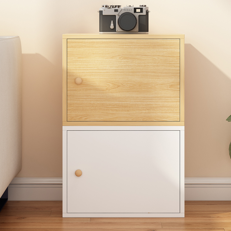 组合书柜简易置物架格子柜单格自由客厅靠墙柜储物柜书架桌面收纳