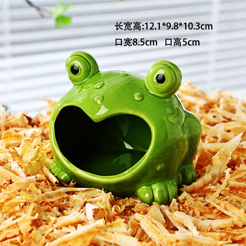 仓鼠陶瓷窝夏凉冬暖日用品躲避金丝降温用品侏儒冰屋装饰仓鼠窝