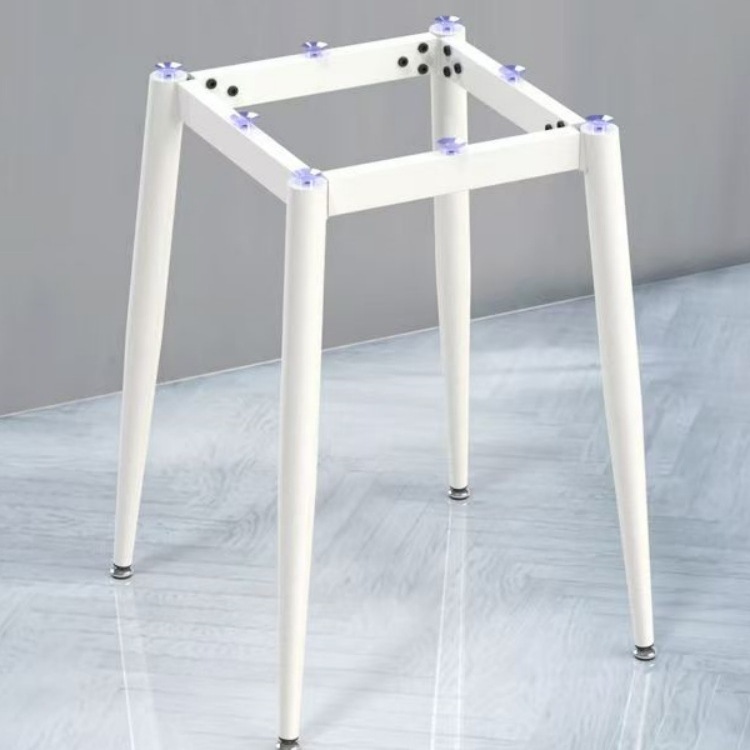 小茶几岩板桌脚架圆桌腿支架方桌腿底座玻璃台面支撑石英石桌架子