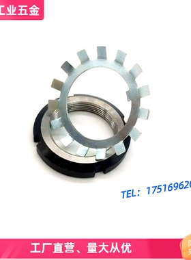 细牙轴承用圆螺母 锁紧圆螺母 JLNK10*0.75-100*2.0
