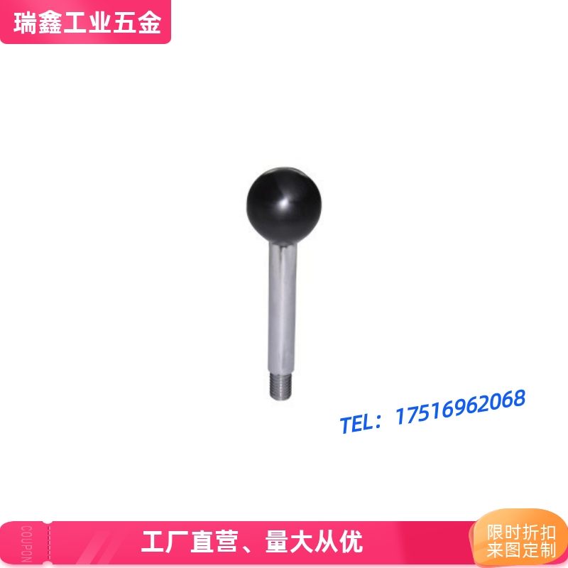 HAC06-M6/M8/M10/M12-L63/L80/L100/L125/L160/L200手柄杆03球头F