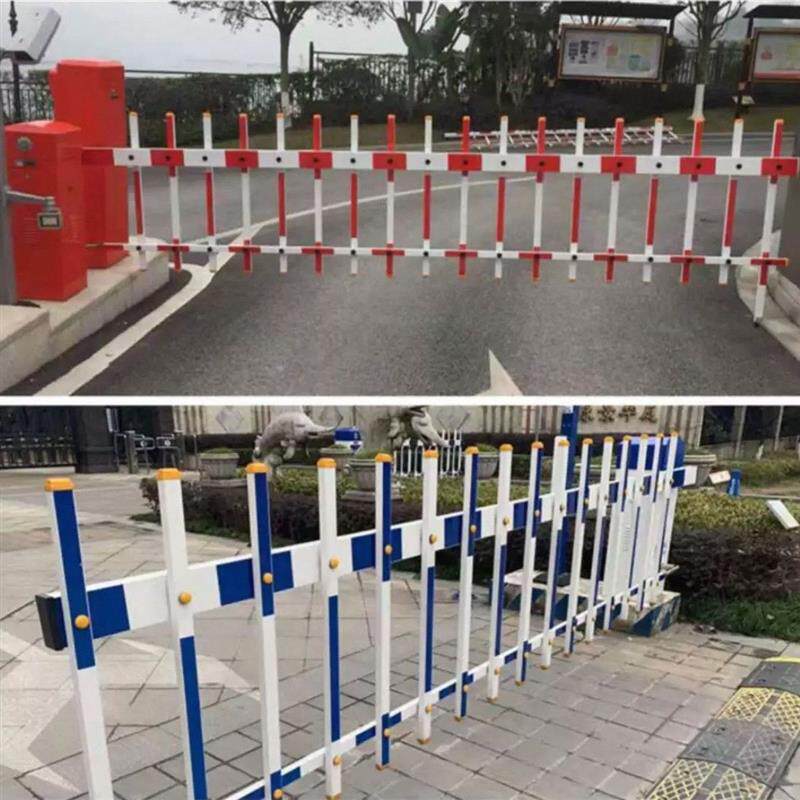 加厚栅栏四方栏杆停车场起落小区门卫门禁升降铝合金拦车四方自动