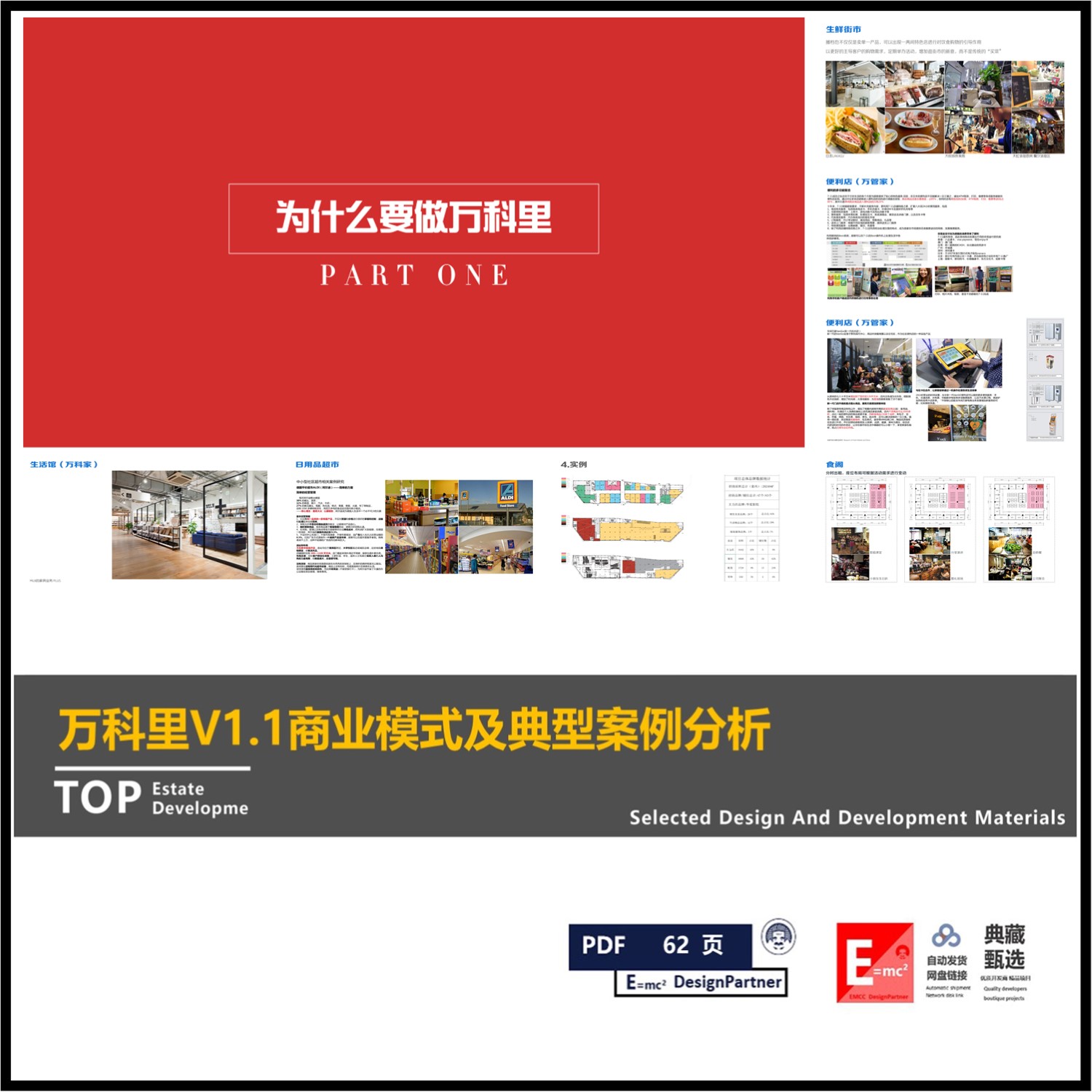 万科里V1.1社区商业模式及典型案例分析社区商业典型模块