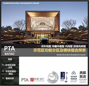 PTA柏涛示范区模块总结研发应用策略 外向型内向型示范区打造策略
