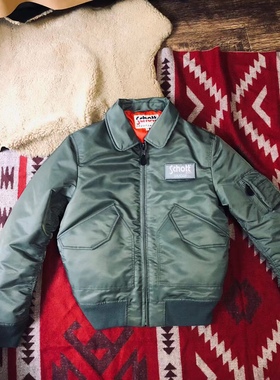 45P Vanson联名schott飞行夹克 G04棉服翻领棉衣 杜邦面料三防款