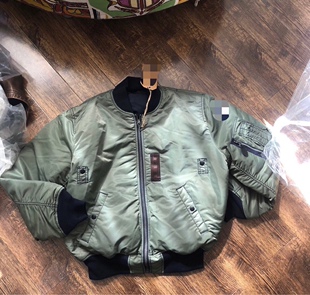 BUZZ双面穿飞行服MA1夹克 杜邦尼龙防水抗风军事风3M棉情侣款外套