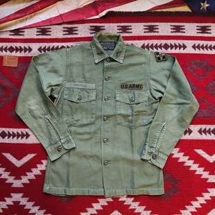军事风衬衫OG-107美式野战复古工装成衣水洗做旧长袖衬衣孤品s