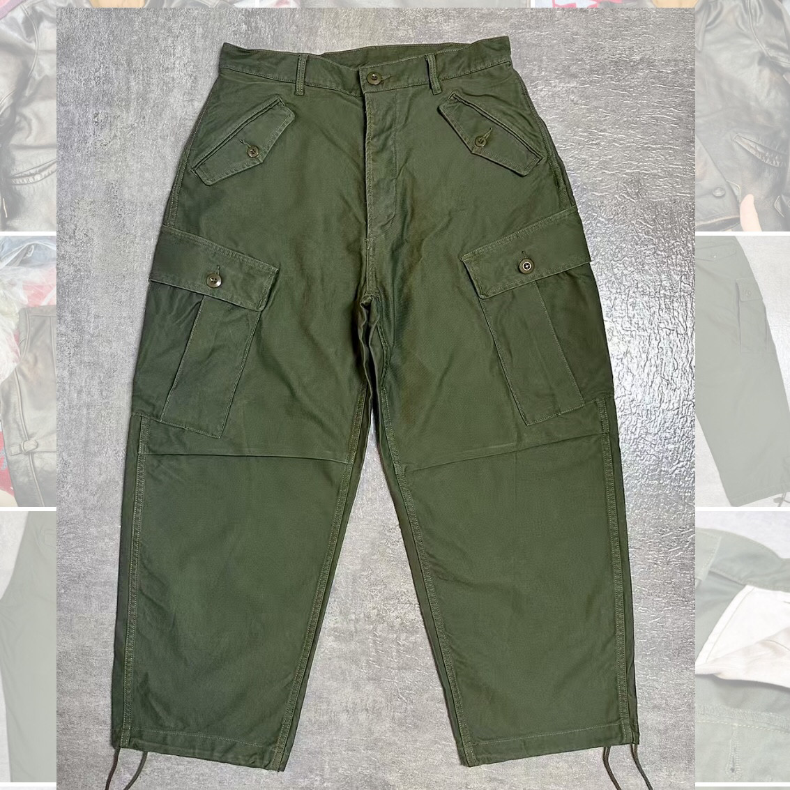 水洗丛林裤fatigue jungle trousers工装裤宽松休闲长裤春秋冬