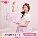 WEGO丝带痛包S少女手拎托特包休闲单肩包谷子二次元 旦礼物 元