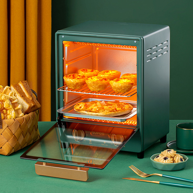 苏泊尔电烤箱家用15升大容量多功能全自动小型烘焙烤肉串烤箱正品
