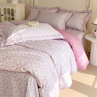 单独纯棉床品被套单件150x200x230cm被罩100全棉a类单双人四件套