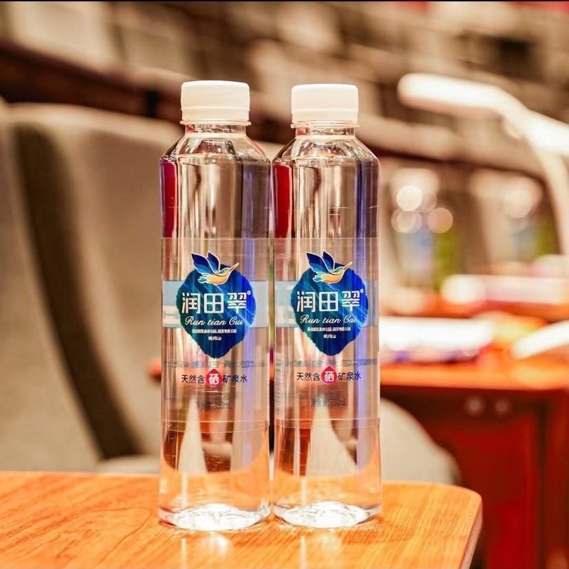 润田翠矿泉水350毫升*24瓶整箱 小瓶水 天然含硒矿泉水 上海