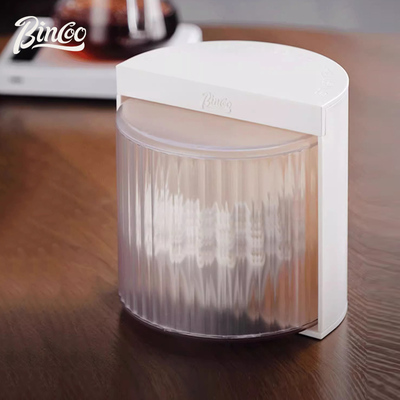 Bincoo蛋糕碗形手冲咖啡滤纸收纳盒155/185滴滤式折纸滤杯防尘潮