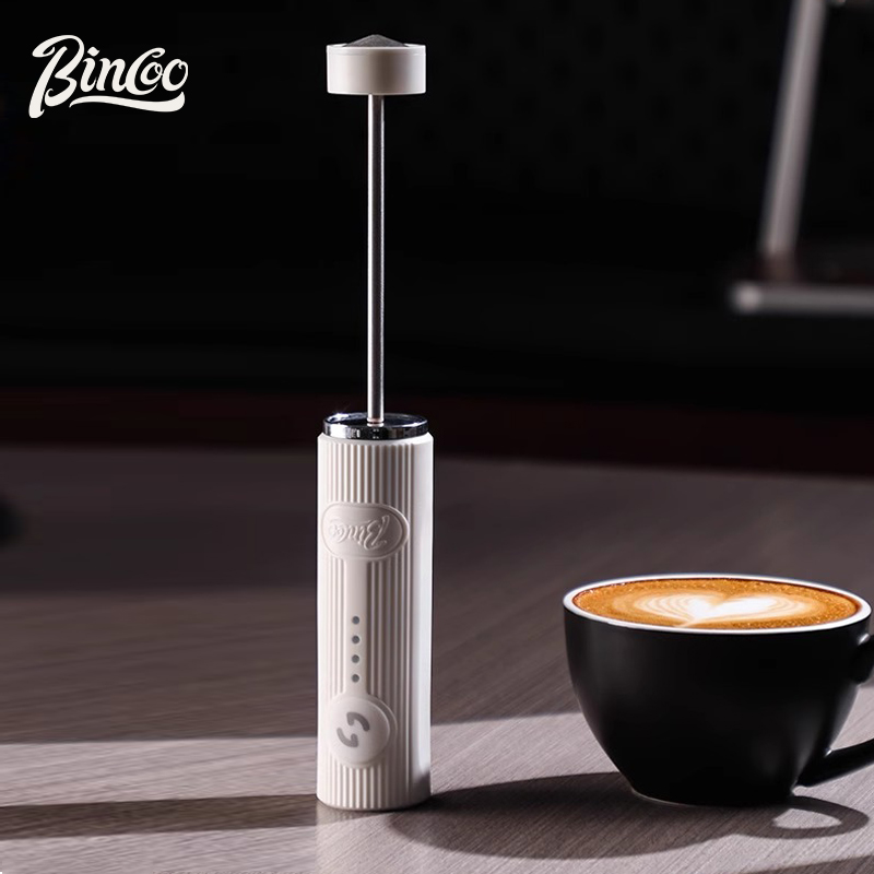 Bincoo手持电动奶泡器咖啡奶泡机打奶器家用牛奶打发奶泡棒搅拌器