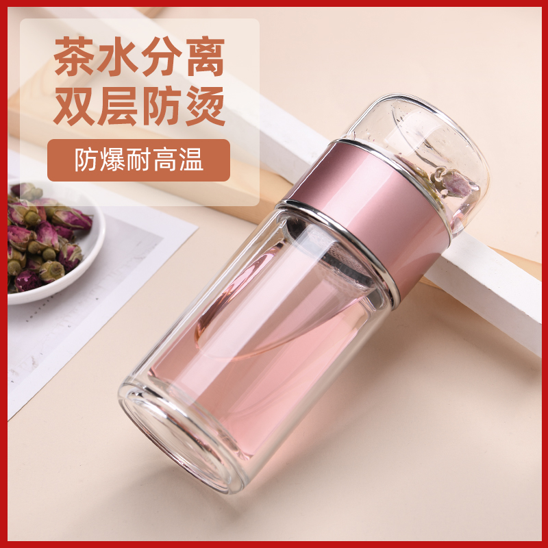 耐高温茶水分离高透玻璃加厚防烫