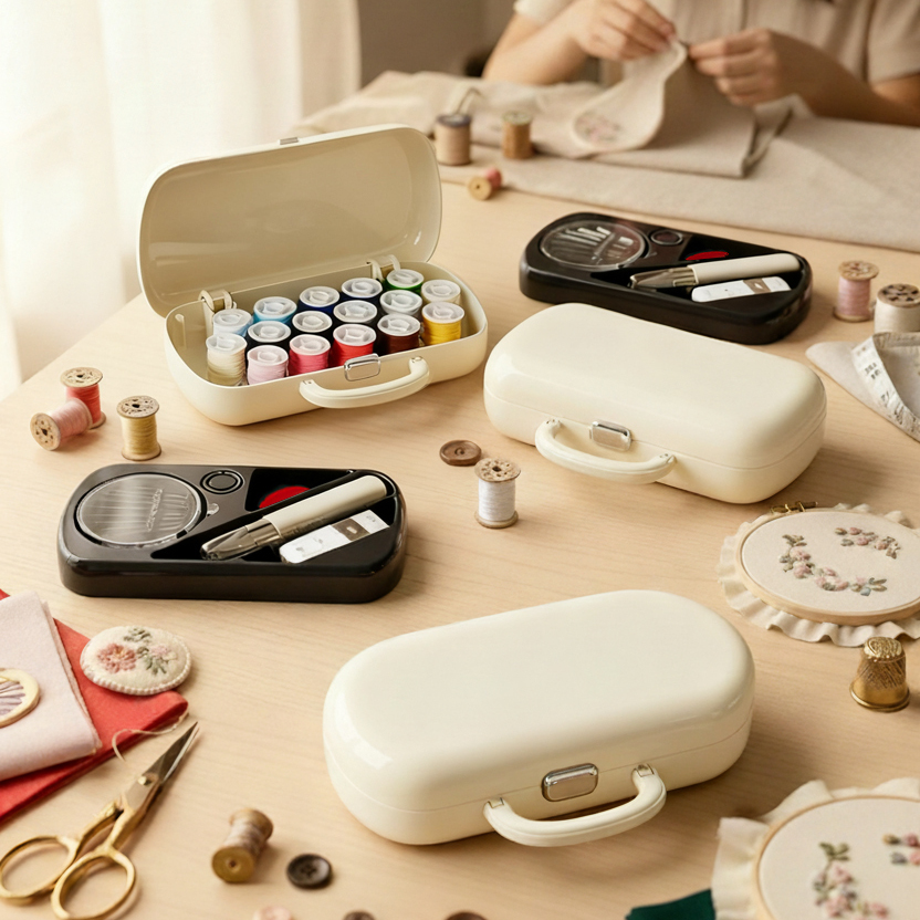 吉惠兹针线盒家用高质量缝补衣服便携式多功能实用套装迷你针线包
