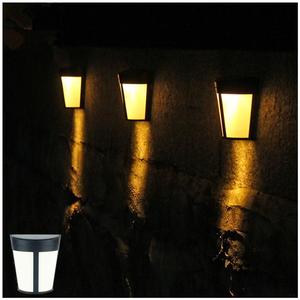 。太阳能壁灯户外墙壁灯室外灯防水6led新中式复古仿古庭院灯围墙