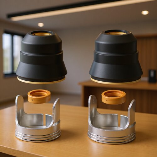 6PCS 割枪配件套装适用于S45/IPT60切割枪保护罩支架环分流器3PCS