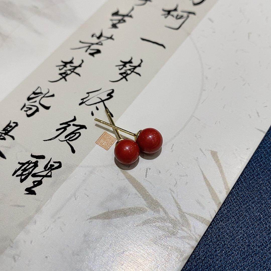 2026帝王砂耳钉血染江山的画,怎敌你眉间一点朱砂