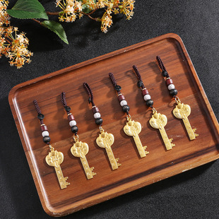 2026新款龙年十二生肖金属钥匙扣祥云绳合金挂件小礼物义乌小商品