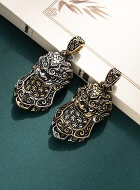 2025将军令之唐玄甲吊坠男汽车挂饰毛衣链银饰项链复古高级感钥匙