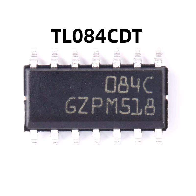 TL084CDT SOP-14 原装正品 贴片 运算放大器IC芯片 4MHZ 16V/uS