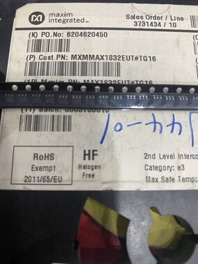 原装现货 MAX1832EUT#TG16 18+  SOT23-6 丝印ACKT