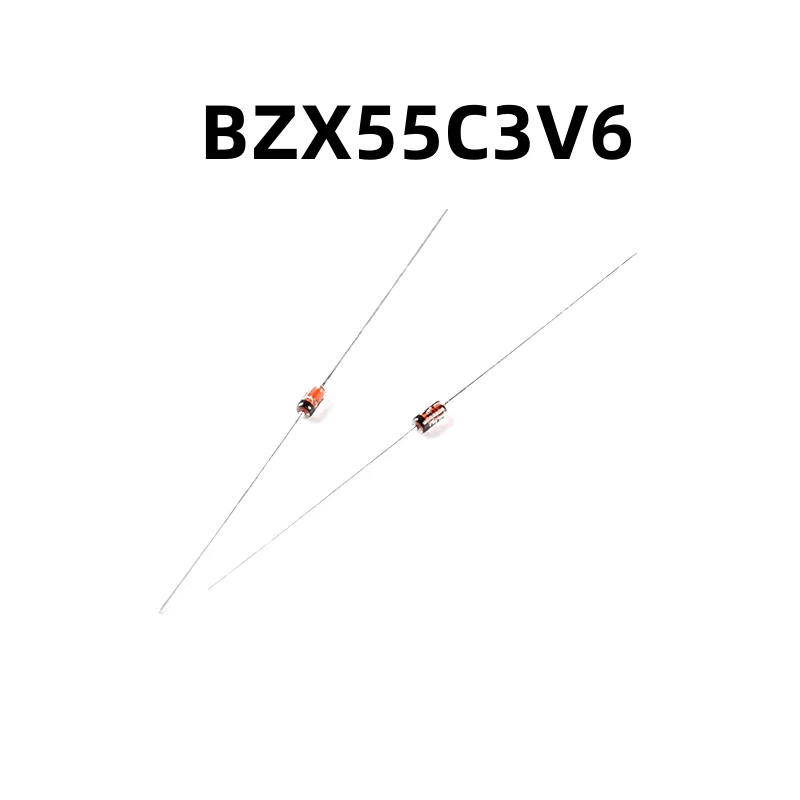 （200只）BZX55C3V6 DO-35 3.6V/0.5W 原装正品 直插稳压二极管