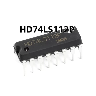 HD74LS112P 带预置清除负触发双J-K触发器 DIP-16原装正品 直插